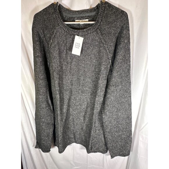 And Now This Mens Knit Pullover Crewneck Sweater, Size L, NWT - Picture 2 of 5